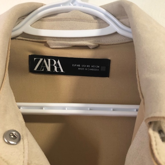 Zara faux suede shacket - Picture 2 of 6